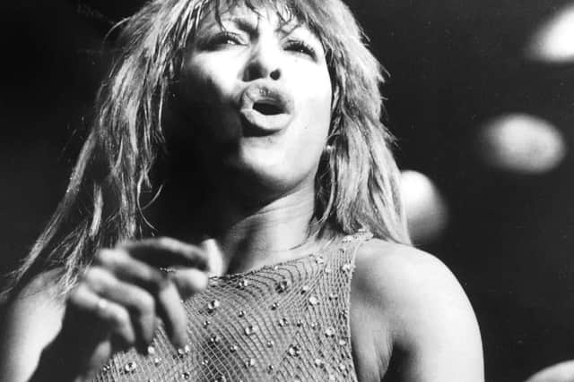 Tina Turner performing at Batley Variety Club in the early 70s.