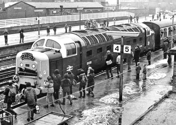 Last Deltic run at Doncaster  January 1982