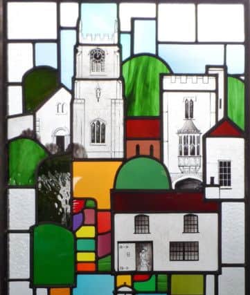 Work by stained glass artist Ann Sotheran