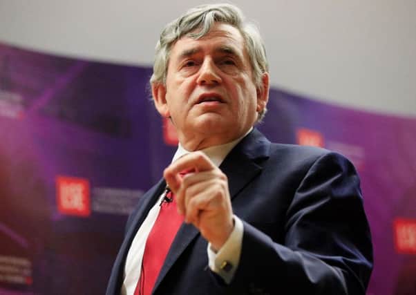 Gordon Brown. Picture: Jonathan Brady/PA Wire.