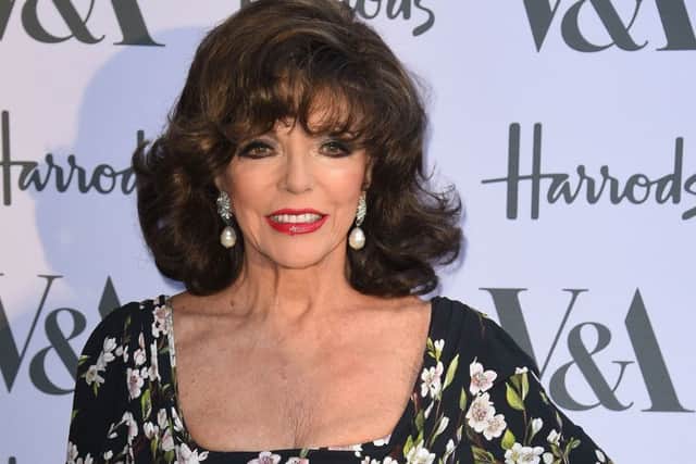 still working: At the age of 83, Dame Joan Collins says she has no plans to retire, and she is not alone. (Picture: PA).