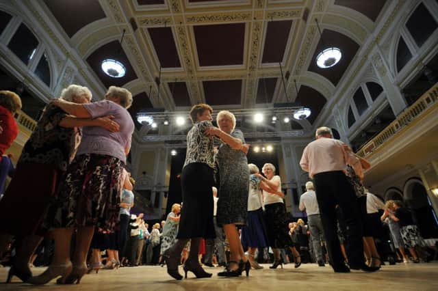 Stepping to it: The revival of the tea dance, after a break of 20 years, brought hundreds to Hull City Hall. Picture: Gary Longbottom