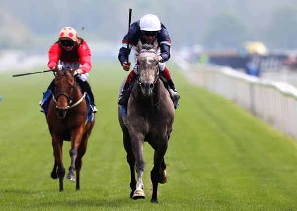 Magical Memory ridden by Frankie Dettori (right) wins The Duke of York Clipper Logistics Stakes during day one of the Dante Festival at York Racecourse.