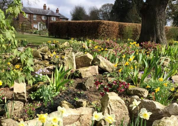 OPENING TIME: The garden at Ellerker House, near York