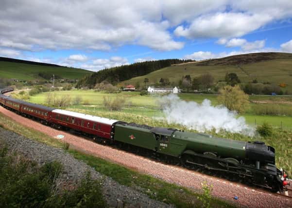 The Flying Scotsman will make a special journey today to mark the reopening of the Settle to Carlisle railway.