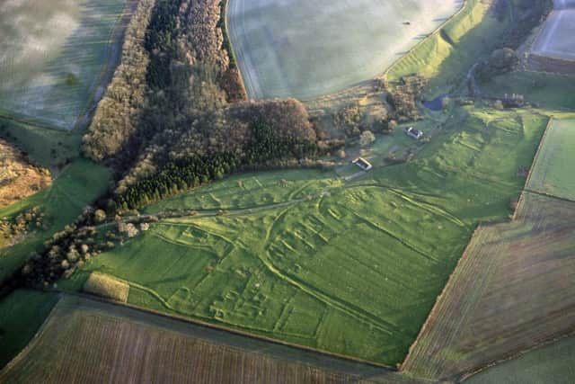 The deserted medieval village of Wharram Percy