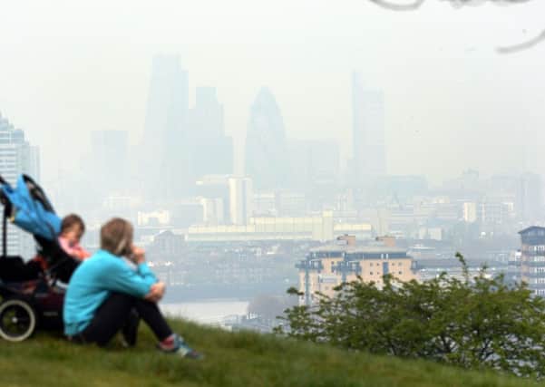 There is growing concern at air pollution levels in some of our big towns and cities. (PA)