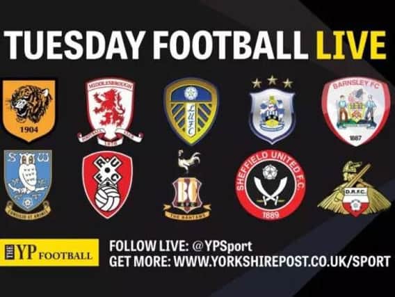 Tuesday Night Football: Action from Rotherham United v Sheffield Wednesday, Barnsley v Cardiff and Brentford v Leeds United