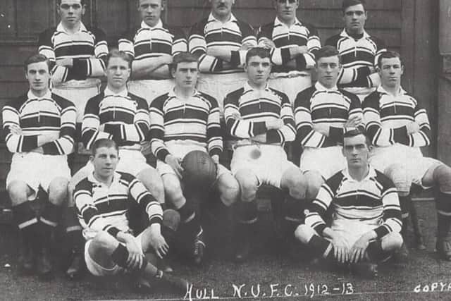 Jack Harrison's 1912-1913 rugby team