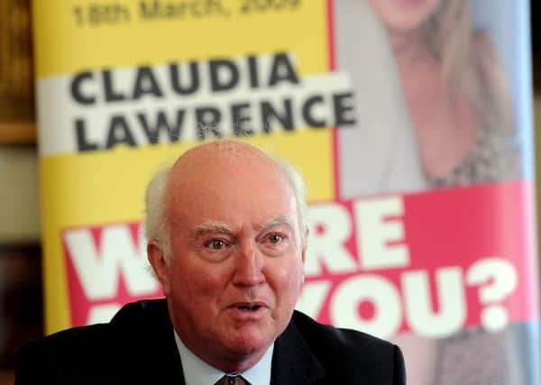 Peter Lawrence, the father of Claudia Lawrence.