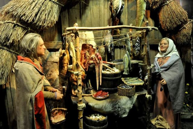Some of the new Viking figures in Jorvik which reopens to the public on Saturday.