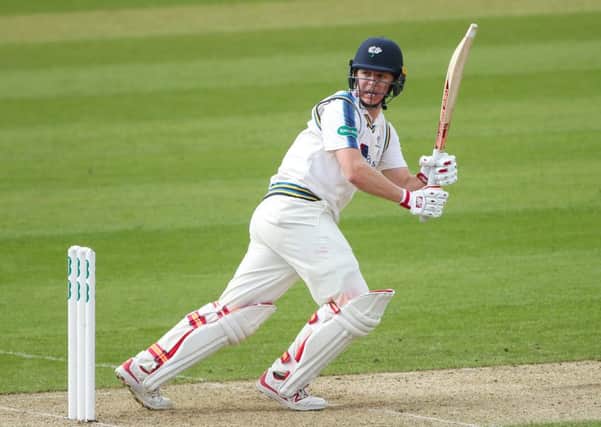 Yorkshire's Gary Ballance hits out during his century on the opening day of the season. Picture: Alex Whitehead/SWpix.com