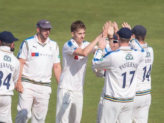Ben Coad returned a six-wicket haul in the first innings for Yorkshire (Photo: SW Pix)