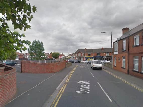 The man was knocked down in Cooke Street in Doncaster, close to the junction with the A19. Picture: Google