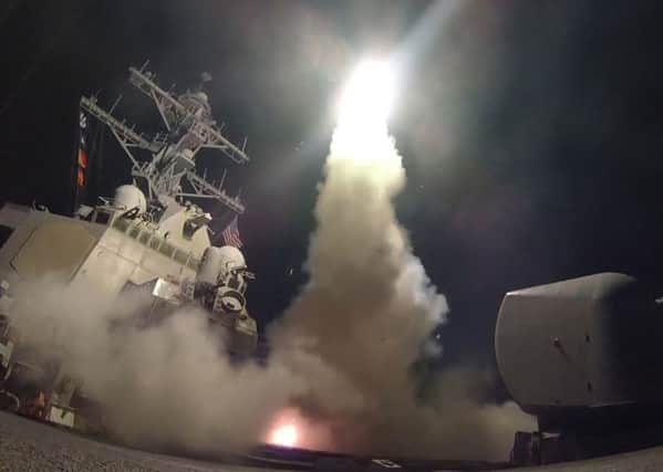 America launched cruise missiles against Syria last Friday.