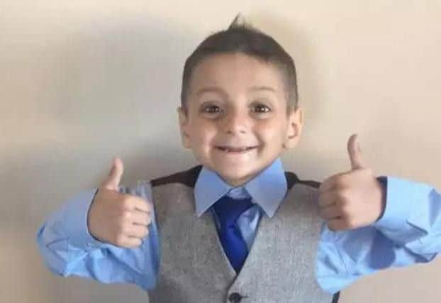 Bradley Lowery on his big day at the Grand National