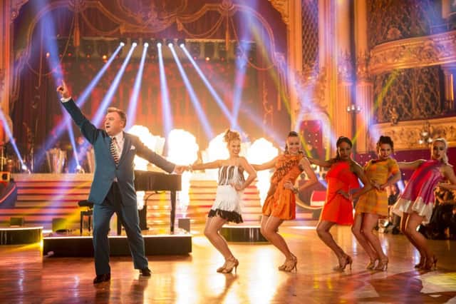Ed Balls and dance partner Katya Jones on the BBC1 show, Strictly Come Dancing.
