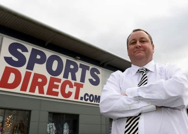Sports Direct founder Mike Ashley outside the Sports Direct headquarters in Shirebrook, Derbyshire. Photo credit: Joe Giddens/PA Wire