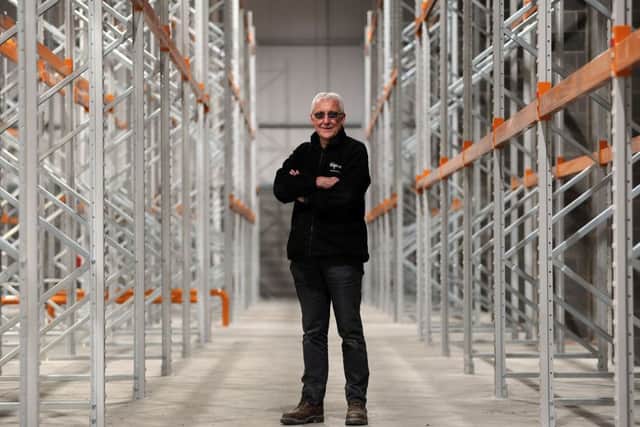 moving in: Manufacturing director Andrew Sutulic at Polyseams new premises on St Andrews Road in Huddersfield. Picture: scott merrylees