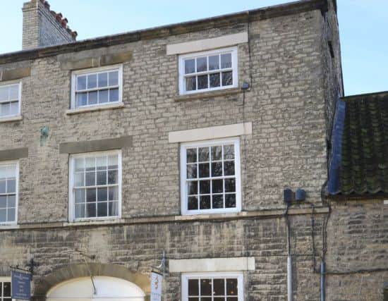 Church View, Helmsley, Â£395, 000, has three bedrooms. Part of the ground floor is given over to a small retail unit, which is held on a lease terminating in April 2018,  humberts.com
