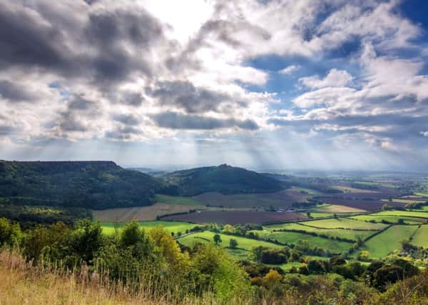 Stunning: Sutton Bank in North Yorkshire, looking towards Lake Gormire. Picture: Ross Parry.