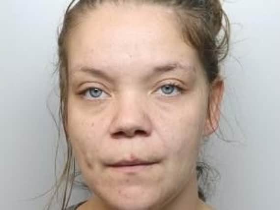 Carrianne Mellor, 26, has been jailed for four years and nine months, after she admitted to one count of robbery, two counts of assault occasioning ABH and one count of common assault.