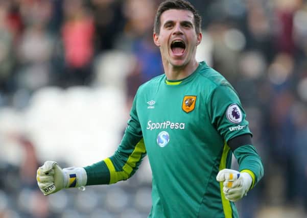 Hull City Goalkeeper Eldin Jakupovic during the Premier League match at KCOM Stadium, Hull. (Picture: Richard Sellers/PA Wire)