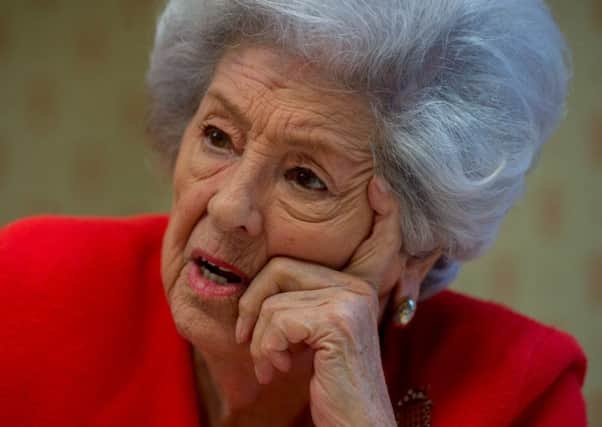 Baroness Betty Boothroyd, in her office at Westminster. Picture: James Hardisty