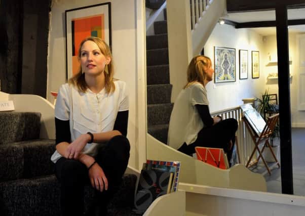 ART LOVER: Lotte Inch at her gallery in York.Pictures: Gary Longbottom.
