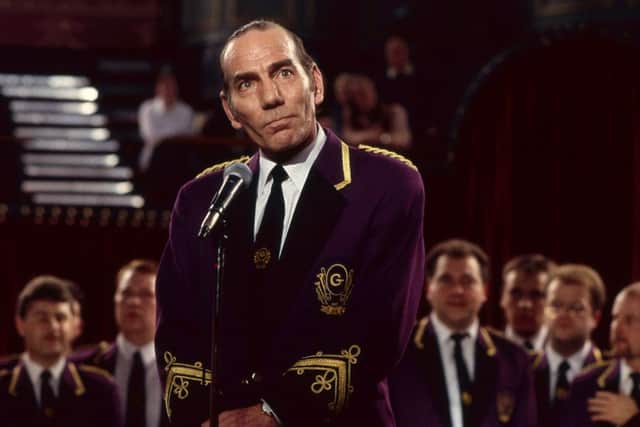 The late Pete Postlethwaite played Danny, the devoted leader of the Grimley Colliery Band.