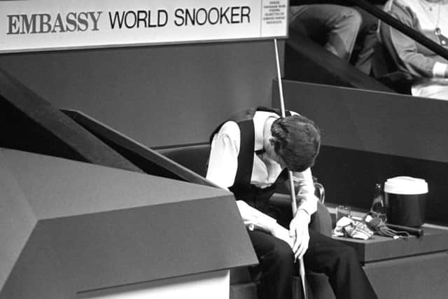 Steve Davis after losing the 'black ball final' to Dennis Taylor. (PA).