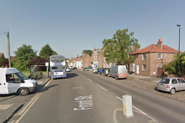 The man left the bus in Front Street, Acomb. Picture: Google