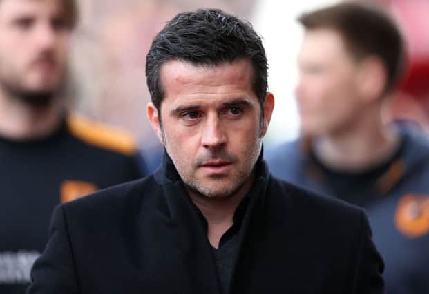 Hull City's manager Marco Silva at Stoke on Saturday. Picture: Barrington Coombs/PA