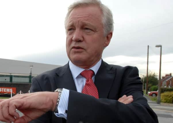 David Davis, MP for Haltemprice and Howden - objecting to plans to build 150 homes in Swanland