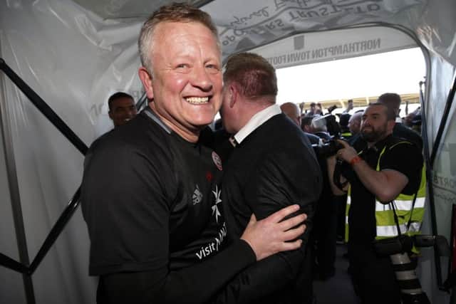 DELIGHTED: Sheffield United manager, Chris Wilder. Picture: Simon Bellis/Sportimage