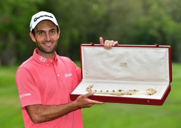 Italy's Edoardo Molinari pictured after his victory in the Trophee Hassan II at Royal Golf Dar Es Salam in Rabat, Morocco (Picture: Stuart Franklin/Getty Images).