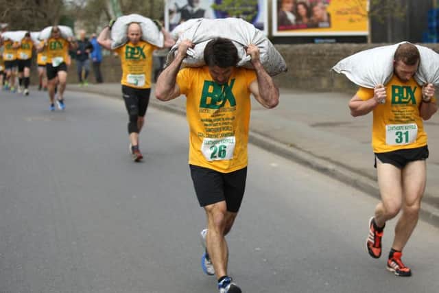 World Coal Carrying Championship (Photo: SWNS)