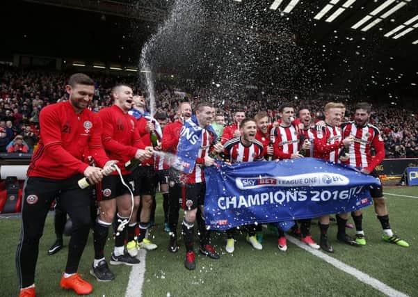 Sheffield United, champions of League One (Picture: Simon Bellis/Sportimage)