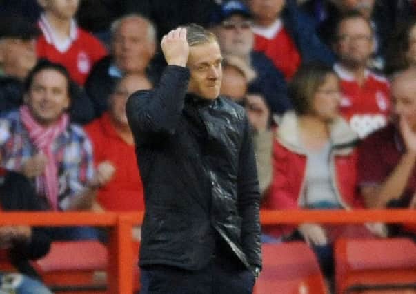 BAD DAY AT THE OFFICE: Leeds United boss, Garry Monk. Picture: Simon Hulme