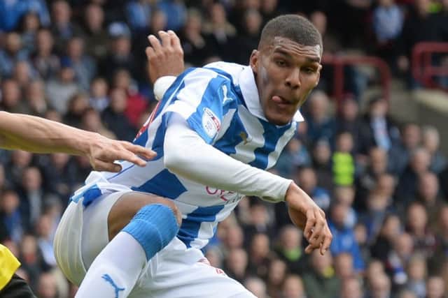 ON TARGET: Huddersfield's Collin Quaner .  Picture: Bruce Rollinson