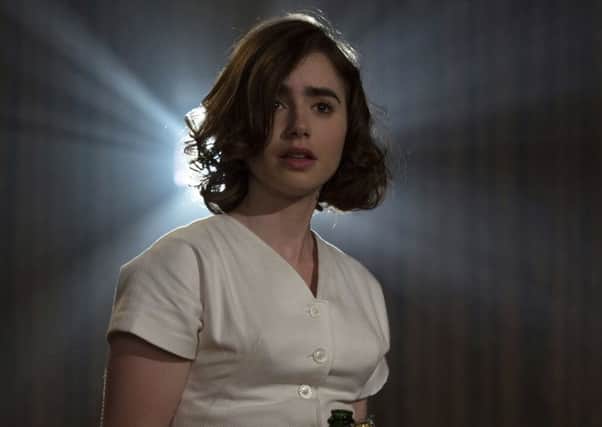 ASPRING ACTRESS: Lily collins as Marla Mabrey in Rules Don't Apply.