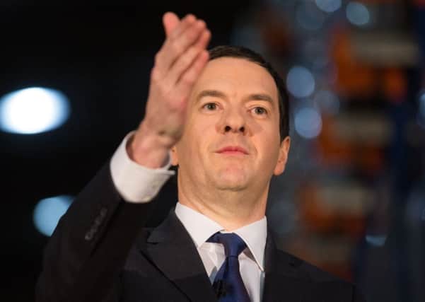 George Osborne on the campaign trail in Yorkshire in 2015.