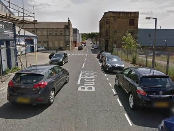 The cars collided in Buck Street, Bradford. Picture: Google