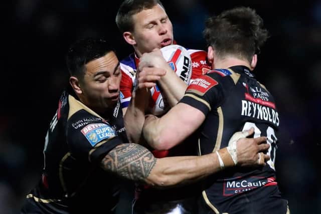 In the thick of it: Jacob Miller is happy with the rotation policy employed by Wakefield coach Chris Chester. (Picture: PA)