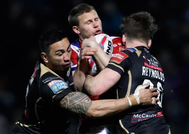 In the thick of it: Jacob Miller is happy with the rotation policy employed by Wakefield coach Chris Chester. (Picture: PA)