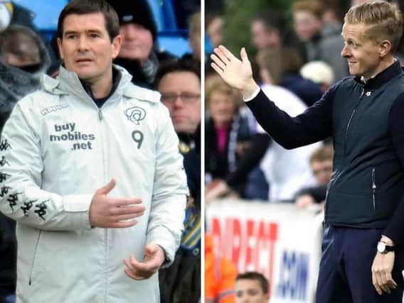 Garry Monk faces Burton Albion boss Nigel Clough  in the dugout for a second time on Saturday after his Leeds side won 2-0 at Elland Road earlier this season