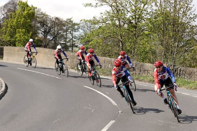 Dame Sarah Storey's brand-new Storey Racing cycling team during thier recce of the full route of this years Asda Womens Tour de Yorkshire. (Picture: Bruce Rollinson)