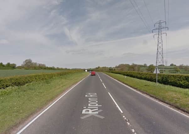 The collision occurred on the A61 near South Stainley.
