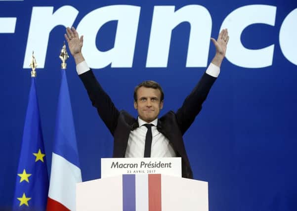 French centrist presidential candidate Emmanuel Macron hopes to win the presidential election run-off on May 7. (AP).