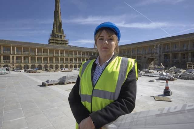 The Piece Hall with new chief executive Nicola Chance-Thompson.